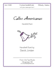 Calles Americanas Handbell sheet music cover Thumbnail